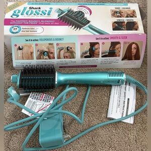 Shark Glossi 2 in 1 Turquoise Hair Styler